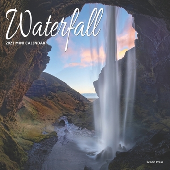 Paperback Waterfall: 2021 Mini Calendar Book