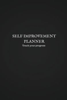 Paperback Self Improvement Planner: Track your progress Book