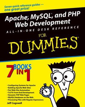 Paperback Apache, MySQL, and PHP Web Development All-In-One Desk Reference for Dummies Book