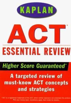 Paperback Kaplan ACT Essential Review Book