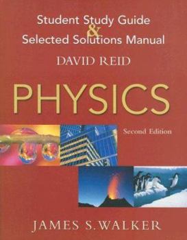 Paperback Physics Student Study Guide & Selected Solutions Manual Book