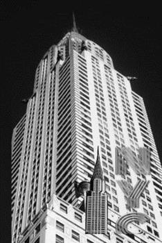 Paperback Chrysler building NYC themed creative blank journal.: Chrysler building NYC themed creative blank journal Book