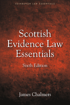 Hardcover Scottish Evidence Law Essentials Book