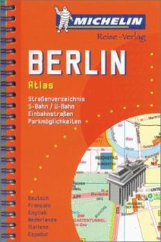 Paperback Michelin Berlin Mini-Spiral Atlas No. 2033 (Michelin Maps & Atlases) Book