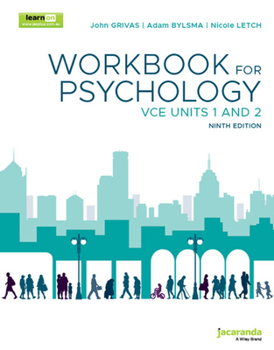 Paperback Workbook for Psychology Vce Units 1&2 9e Book