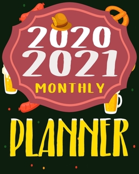 2020-2021 Monthly Planner: Blue Sky 8x10inch 2 Years Monthly Planner Calendar Schedule Organizer From January 1,2020 to December 31,2021 (24 Months Calendar Planner) With Holidays and Motivational Quo