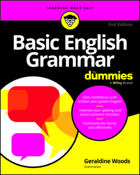 Paperback Basic English Grammar for Dummies Book