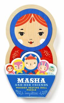 Game Masha and Her Friends Wooden Nesting Doll Puzzle Book