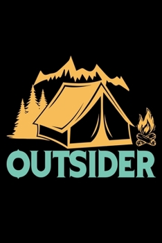 Outsider: Hiking Log book Journal To Write In, Keep Track Of Your Hikes, Trail Log Book, Hiking shoes, Hiking Journal, Hiking Log Book, Hiking Gifts, 6" x 9" Travel Size