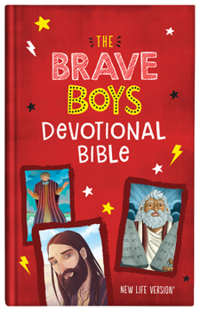 Hardcover The Brave Boys Devotional Bible: New Life Version Book