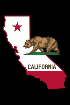 California: 6x9 120 Page Lined Composition Notebook California Gift