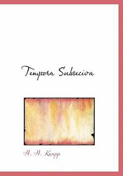 Paperback Tempora Subseciva Book