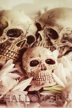 Paperback Halloween, Skull Notebook, Memory Book to Write or Draw , 6x9, 100 Beautiful Pages, Notes, Journal, Memory Book: school notes, notebook, journal Book