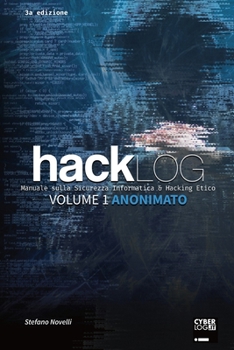 Paperback Hacklog Volume 1 Anonimato: Manuale sulla Sicurezza Informatica e Hacking Etico [Italian] Book