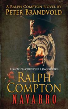 Hardcover Ralph Compton: Navarro [Large Print] Book