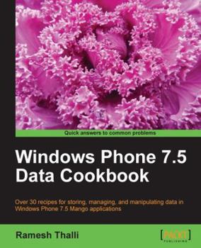 Paperback Windows Phone 7.5 Data Cookbook Book