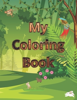 Paperback My Coloring Book: 80 Page Dragon Coloring Book for Kids Book