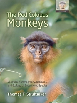 Hardcover The Red Colobus Monkeys: Variation in Demography, Behavior, and Ecology of Endangered Species Book