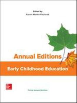 Paperback Annual Editions: Early Childhood Education Book