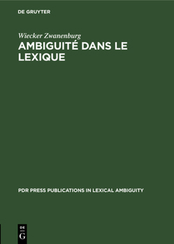 Hardcover Ambiguité Dans Le Lexique [German] Book