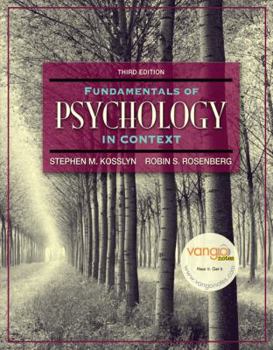 Paperback Fundamentals of Psychology in Context Book