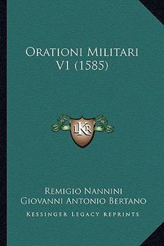 Paperback Orationi Militari V1 (1585) [Latin] Book
