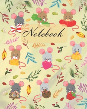 Paperback Notebook: Cute Gerbil - Animals Diary / Notes / Track / Log / Journal, Book Gifts For Women Men Kids Teens Girls Boys Friends 8x Book