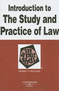 Paperback Introduction to the Study and Practice of Law in a Nutshell Book