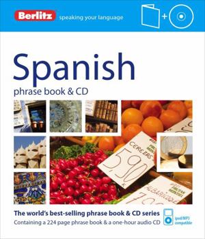 Paperback Berlitz Spanish Phrase Book & CD Book