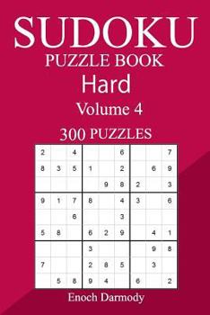 Paperback 300 Hard Sudoku Puzzle Book