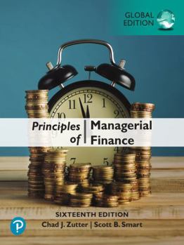 Paperback Principles of Managerial Finance, Global Edition Book