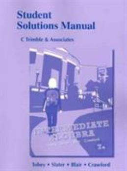 Paperback Student Solutions Manual for Intermediate Algebra Book