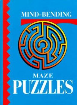 Hardcover Mind-Bending Maze Puzzles Book