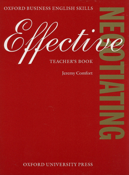 Paperback Effective Negotiating Book