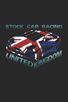 Stock car racing united kingdom: 6x9 Stock Car Racing | lined | ruled paper | notebook | notes