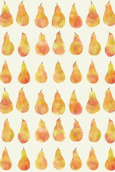 Notes: A Blank Isometric Graph Paper Notebook with Watercolor Pears Cover Art