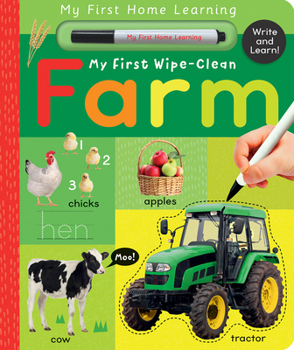 Board book My First Wipe-Clean Farm: Write and Learn! Book