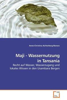 Paperback Maji - Wassernutzung in Tansania [German] Book