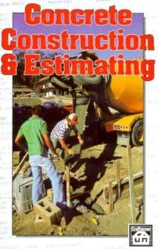 Paperback Concrete Construction and Estimating Book