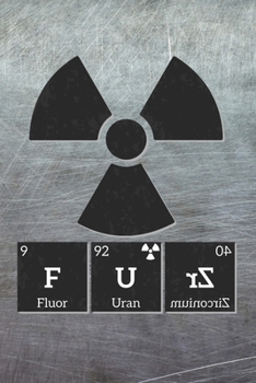 Paperback Grand Fantasy Designs - Notes: School Chemistry Periodic Table Radioactive Fart - Notebook 6x9 checkered Book