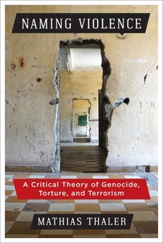 Hardcover Naming Violence: A Critical Theory of Genocide, Torture, and Terrorism Book