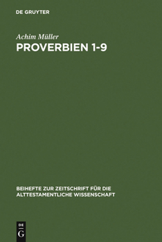 Hardcover Proverbien 1-9 [German] Book