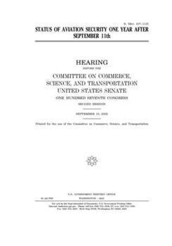 Status of aviation security one year after September 11th