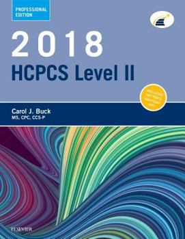 Spiral-bound 2018 HCPCS Level II Professional Edition Book