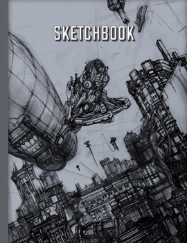 Paperback Sketchbook: 100 Blank Pages, 8.5 x 11, Sketch Pad for Drawing, Doodling and Painting Book