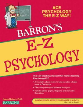 Paperback Barron's E-Z Psychology Book