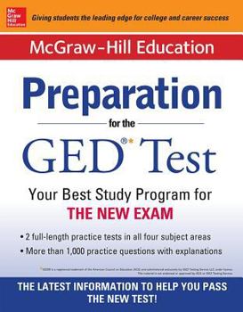 Paperback Preparation for the GED Test: Your Best Study Program for the New Exam Book