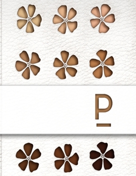 P: Makeup Face Chart - Monogrammed Make-Up Session Planner - Blank Make up Portfolio Workbook For Beauty Students