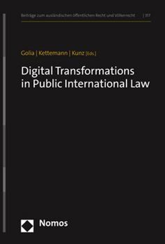 Hardcover Digital Transformations in Public International Law Book