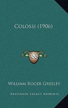 Paperback Colossi (1906) Book